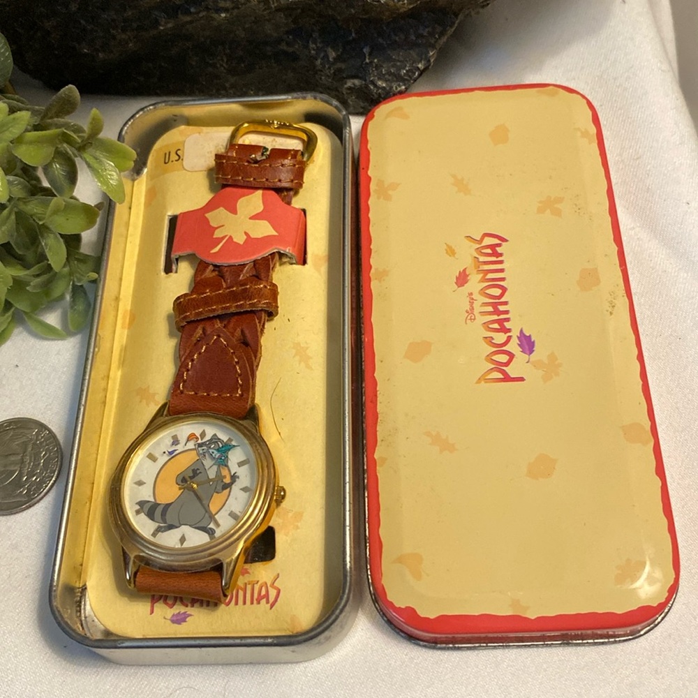 Vintage Disney Pocahontas watch with box